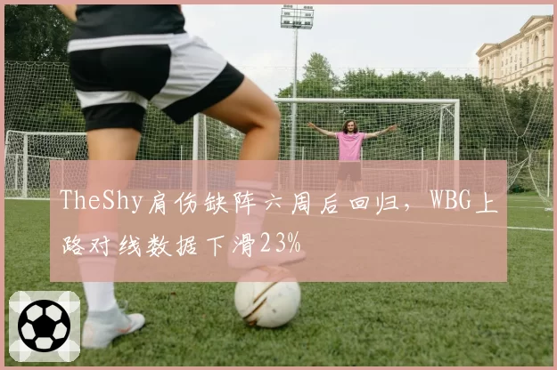 TheShy肩伤缺阵六周后回归，WBG上路对线数据下滑23%